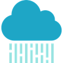 weather, Storm, sky, meteorology, raining, Rain, rainy LightSeaGreen icon