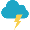 nature, thunder, Rain, meteorology, weather, sky, Storm LightSeaGreen icon