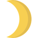 Half Moon, weather, Moon Phase, nature, Astronomy, Moon Phases, Moon, meteorology SandyBrown icon
