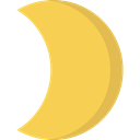 nature, Moon Phases, Moon, meteorology, Moon Phase, Astronomy, weather, Half Moon SandyBrown icon