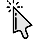 Cursor, computer mouse, ui, Arrow, interface, Pointer, Arrows Black icon