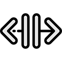 Multimedia, interface, ui, scroll, Arrows, computer mouse Black icon
