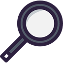 zoom, Loupe, Tools And Utensils, Seo And Web, search, detective, magnifying glass DarkSlateGray icon