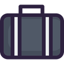 Briefcase, Bag, Business, portfolio, suitcase, travel DarkSlateGray icon