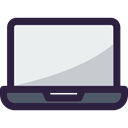technology, Laptop, computing, Electric, Computer Lavender icon