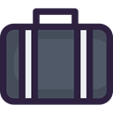 Bag, travel, suitcase, portfolio, Briefcase, Business DarkSlateGray icon