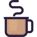 mug, Coffee, Tea Cup, coffee cup, food, Food And Restaurant, Chocolate, hot drink DarkSlateGray icon