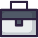 Bag, Briefcase, suitcase, portfolio, Business, travel DarkSlateGray icon