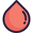 medical, Blood Drop, Healthcare And Medical, transfusion, donation, Health Care Salmon icon