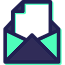 envelope, Message, interface, Email, mail, Multimedia, Communications, envelopes, mails MidnightBlue icon