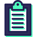 Tasks, checking, miscellaneous, Verification, Clipboard, list MidnightBlue icon