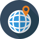 Maps And Flags, Maps And Location, World Grid, Shipping And Delivery, Geography, international, Earth Grid, worldwide, Planet Earth, Earth Globe DarkSlateGray icon
