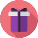 birthday, gift, present, surprise, Christmas Presents, Birthday And Party LightCoral icon