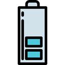 Battery Level, full battery, electronics, Battery, battery status, technology Black icon