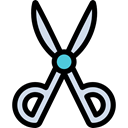Handcraft, Cut, miscellaneous, Cutting, scissors, Tools And Utensils Black icon