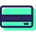 commerce, Business, pay, Credit card, Debit card, Business And Finance, payment method Turquoise icon