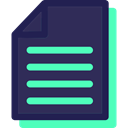 File, document, Archive, interface, Files And Folders DarkSlateGray icon