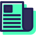 Journal, News Report, interface, News, Newspaper, Communications MidnightBlue icon