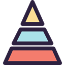 Stats, Business, statistics, Business And Finance, Pyramid Chart, graphic, graph DarkSlateGray icon