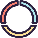 Stats, Business And Finance, Business, marketing, statistics, graphical, finances, Pie chart DarkSlateGray icon