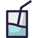 Lemonade, food, Food And Restaurant, soda, drink, glass, Soft Drink DarkSlateGray icon