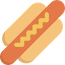 food, Fast food, Sausage, junk food, Food And Restaurant, Hot Dog BurlyWood icon