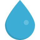 raindrop, weather, Teardrop, water, Rain, drop MediumTurquoise icon