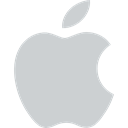 Logo, logotype, Brands And Logotypes, Apple, Company, Logos, Brand LightGray icon
