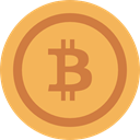 Commerce And Shopping, Money, Business, Currency, Cash, coin, Bitcoin SandyBrown icon