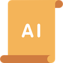 file format, Extension, document, Files And Folders, Ai, interface SandyBrown icon
