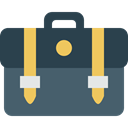 Briefcase, portfolio, travel, suitcase, Bag, Business DimGray icon