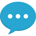 speech bubble, Conversation, Chat, Communication, Multimedia, Communications LightSeaGreen icon