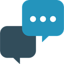 Multimedia, Chat, Communication, Conversation, Communications, speech bubble LightSeaGreen icon