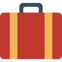 travel, Business, Briefcase, suitcase, Bag, portfolio Firebrick icon