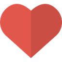 Heart, Love And Romance, Valentines Day, Like, loving, interface, lover, Peace, shapes IndianRed icon