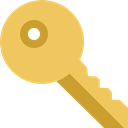 password, Door Key, pass, security, Passkey, Tools And Utensils, Key, Access SandyBrown icon