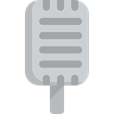 radio, sound, vintage, Voice Recording, technology, miscellaneous, Microphone LightGray icon
