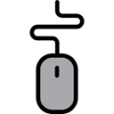 clicker, computer mouse, technology, Technological, Computer, Mouse, electronics, electronic, computing Black icon