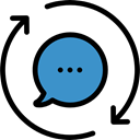 Multimedia, speech bubble, Conversation, Communications, Communication, Chat Black icon