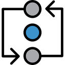 ui, Multimedia Option, Connection, Arrows Black icon