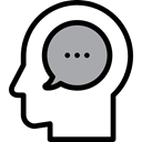 profile, Chat, user, head, Avatar Black icon