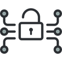 padlock, networking, network, security, Lock, secure Black icon
