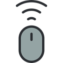 computing, Mouse, electronic, wireless, technology, electronics, Multimedia Black icon