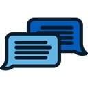 Communication, Multimedia, speech bubble, Communications, Chat, Conversation Black icon