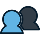 user, Users, profile, people, Avatar, Social Black icon