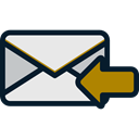 Communications, Multimedia, envelope, Email, Message, mail, Note, receive Black icon