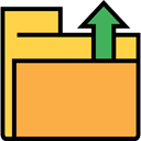 Folder, Office Material, interface, storage, Data Storage, file storage, Files And Folders SandyBrown icon
