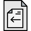 ui, sheet, document, signs, Text, paste, paper, File, Archive Gainsboro icon