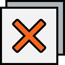 Close, cancel, ui, Error, cross, interface, forbidden, signs, prohibition WhiteSmoke icon