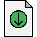 Files And Folders, Arrow, Archive, document, option, File, Import, signs WhiteSmoke icon